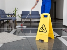daily cleaning to reception lobbies